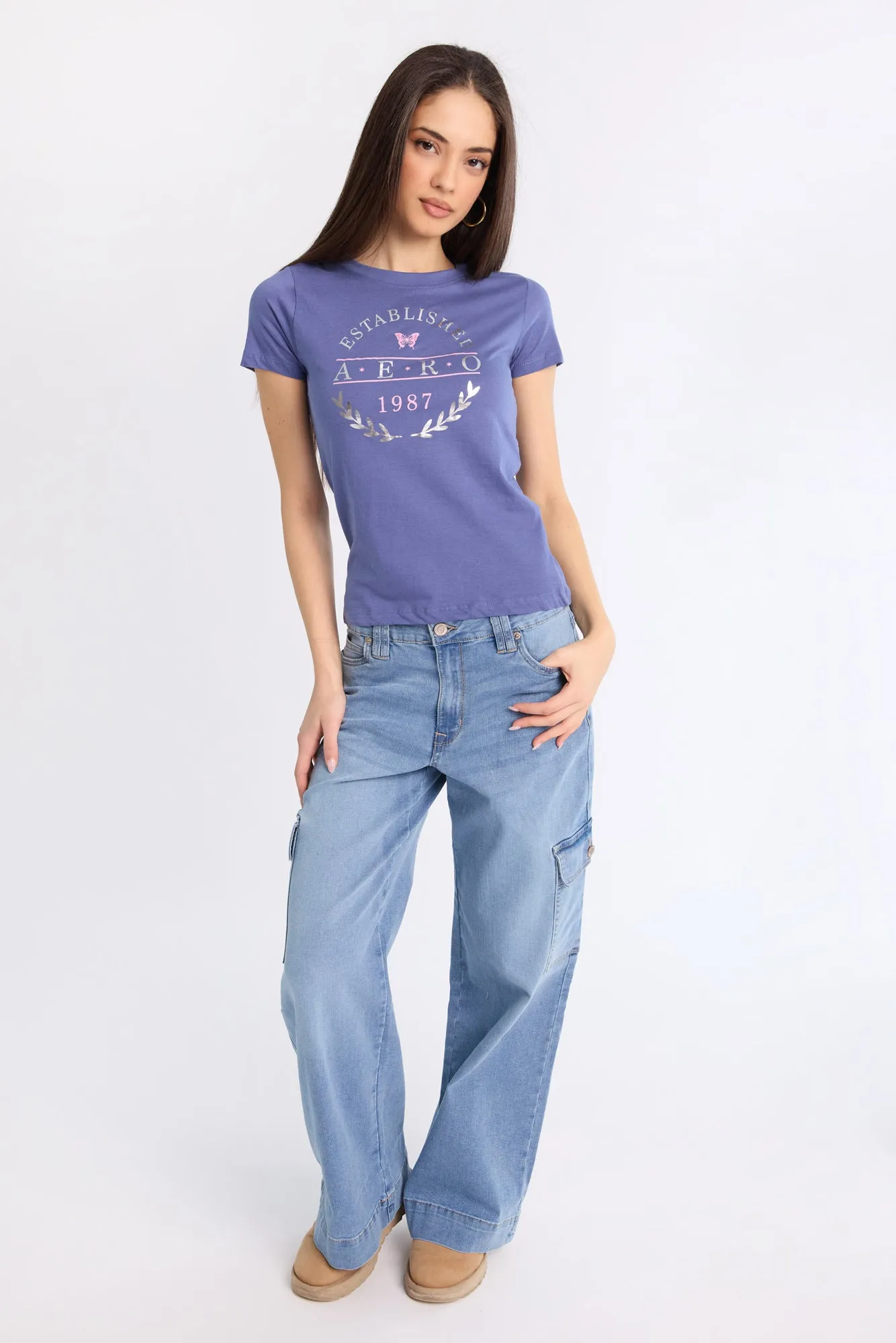 AERO Butterfly Graphic Classic Tee