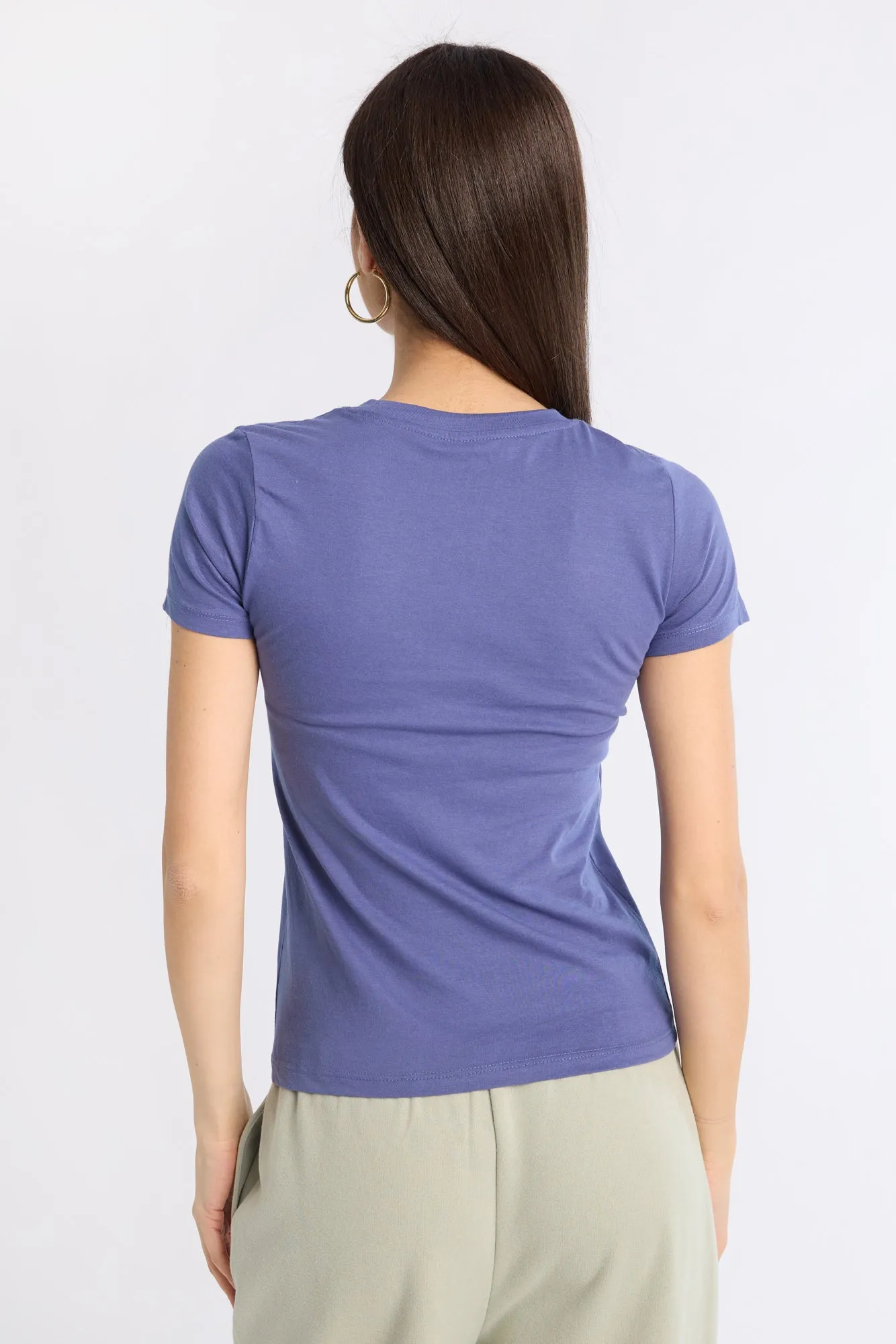 AERO Flower Embroidered GraphicClassic Tee