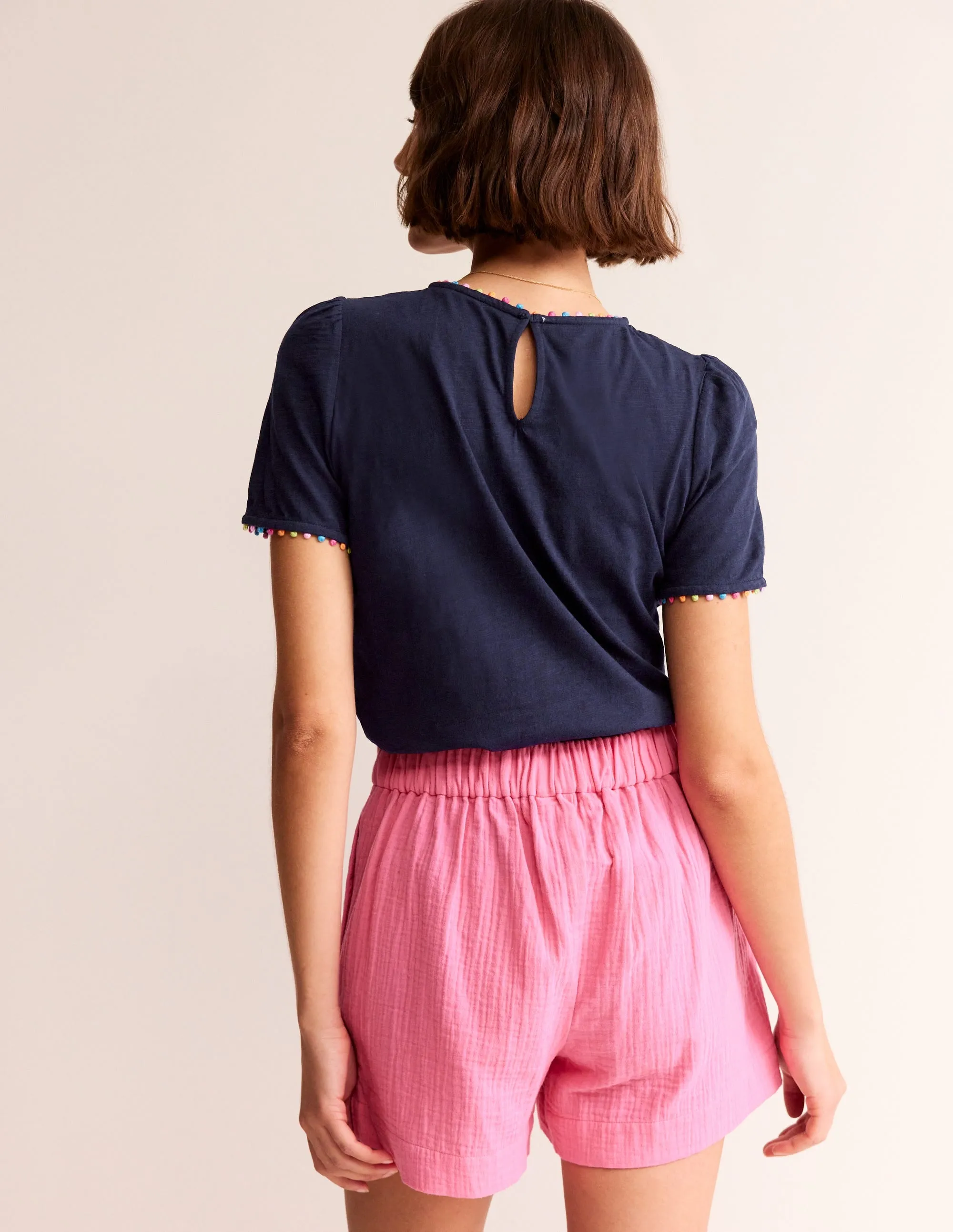 Ali Jersey T-Shirt-Navy