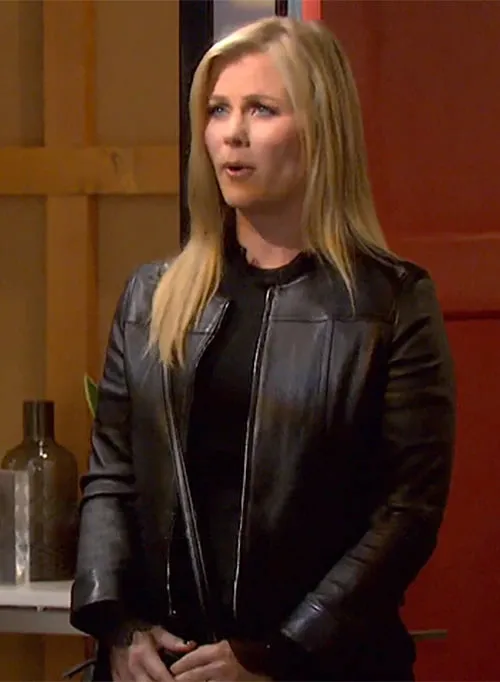 Alison Sweeney Leather Jacket