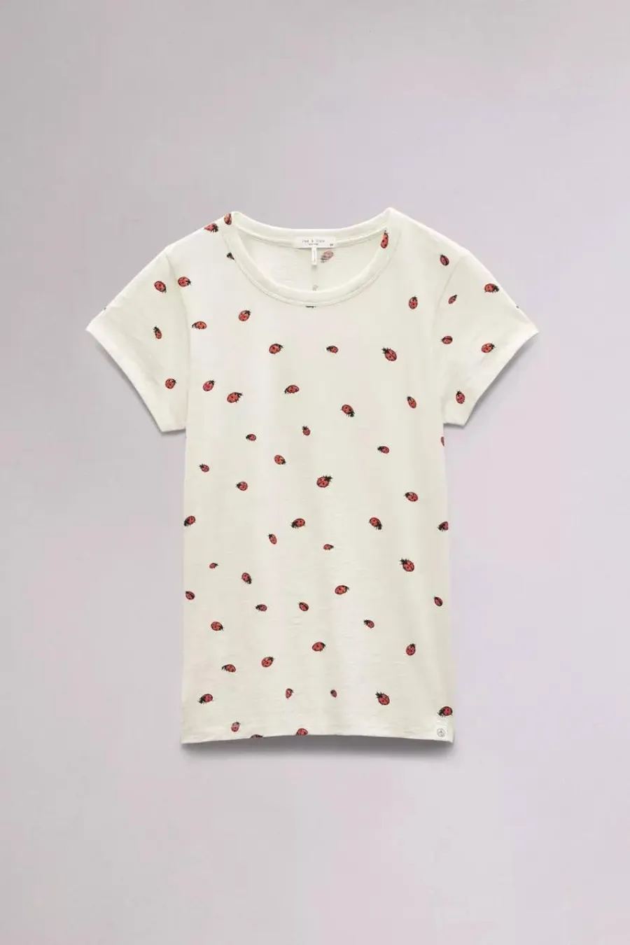 All Over Ladybug Tee White Multi