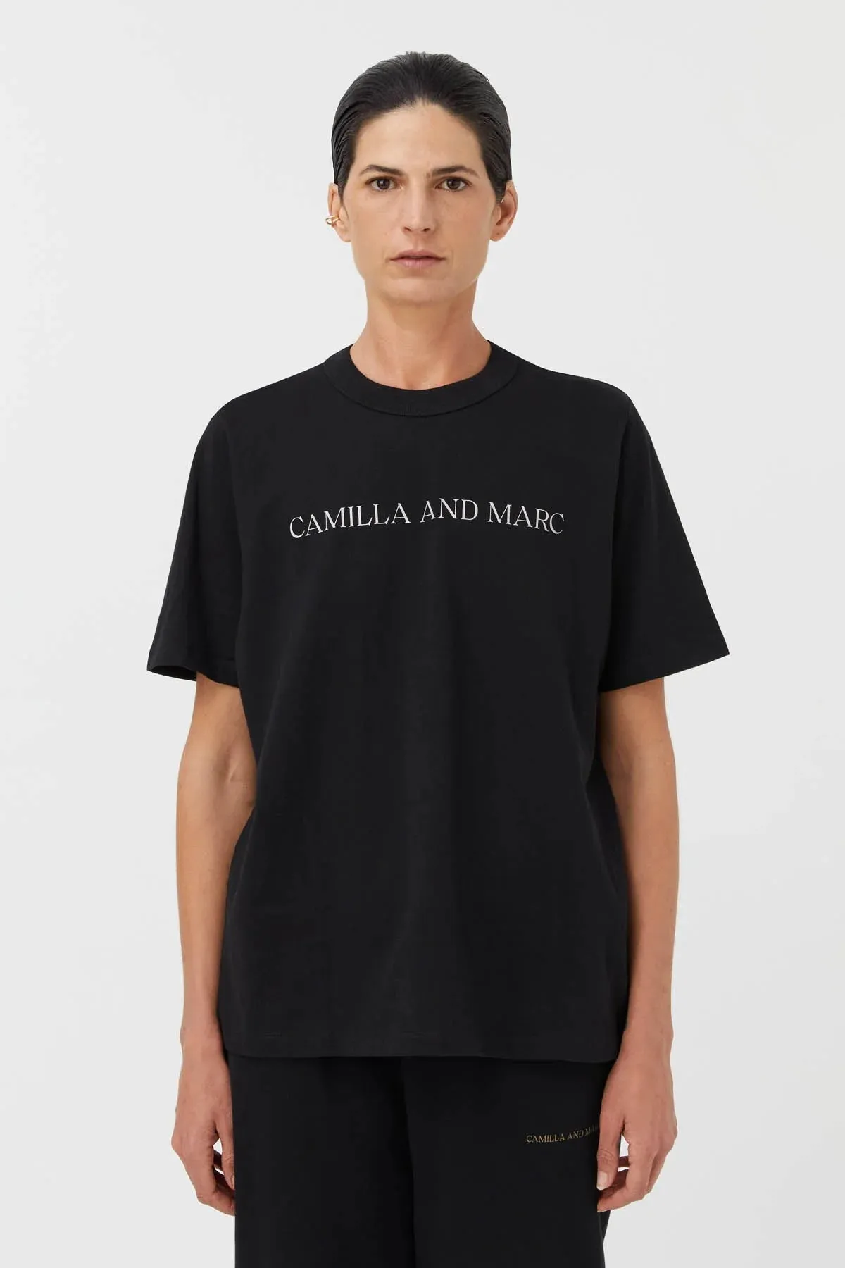 Asher Tee Black/Stone
