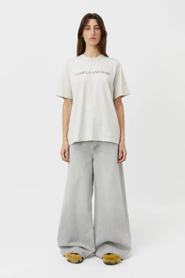 Asher Tee Oatmeal Marle