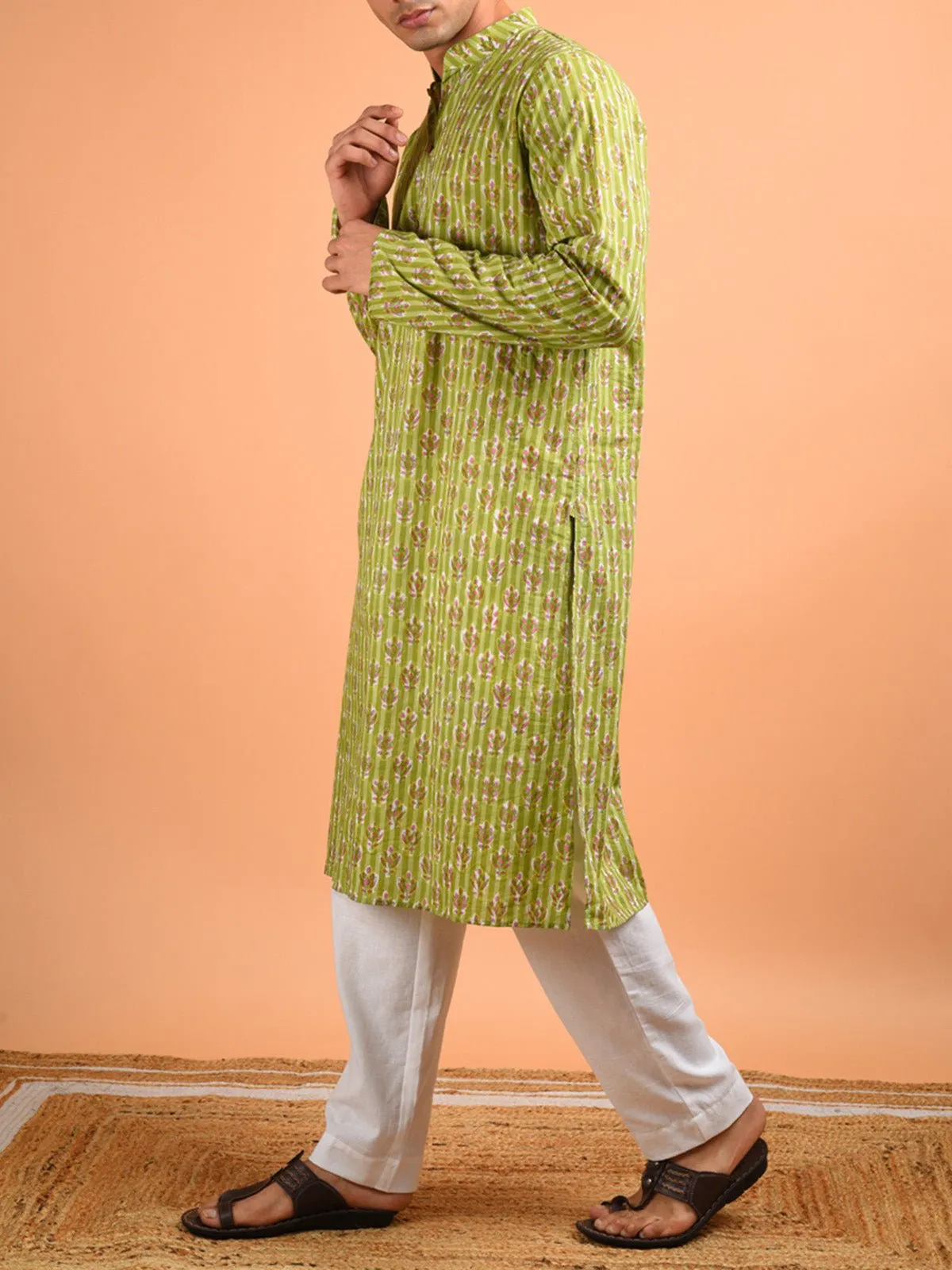 Bagh Men's Kurta Green