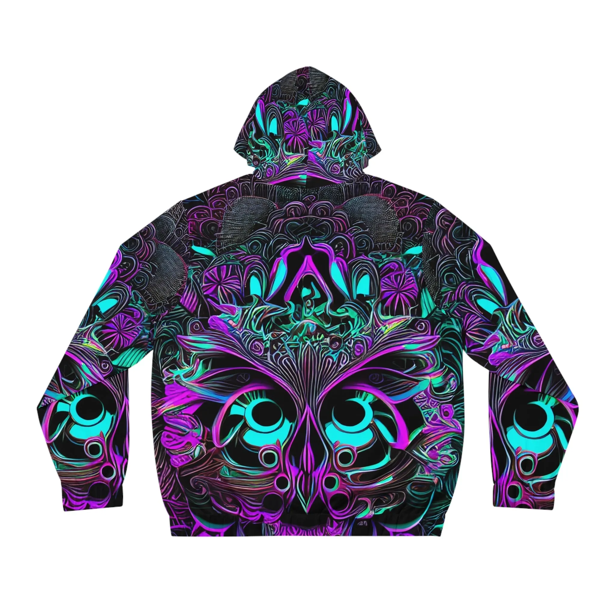 Bass Forest - Men's Full-Zip Hoodie (AOP)