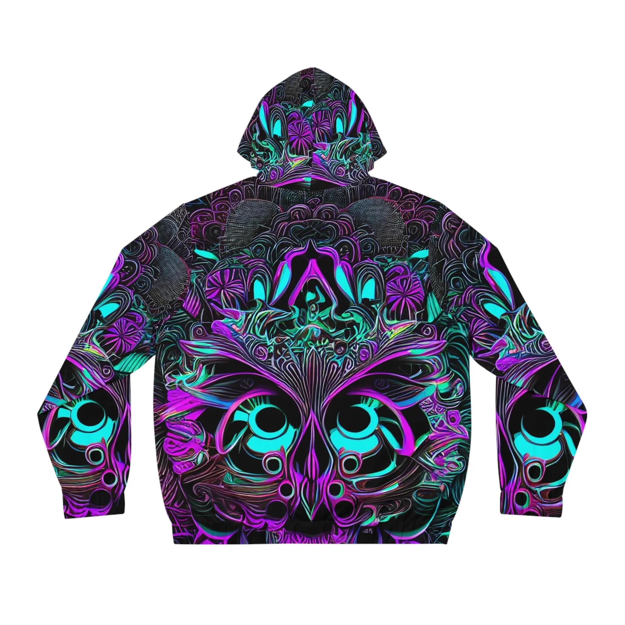Bass Forest - Men's Full-Zip Hoodie (AOP)