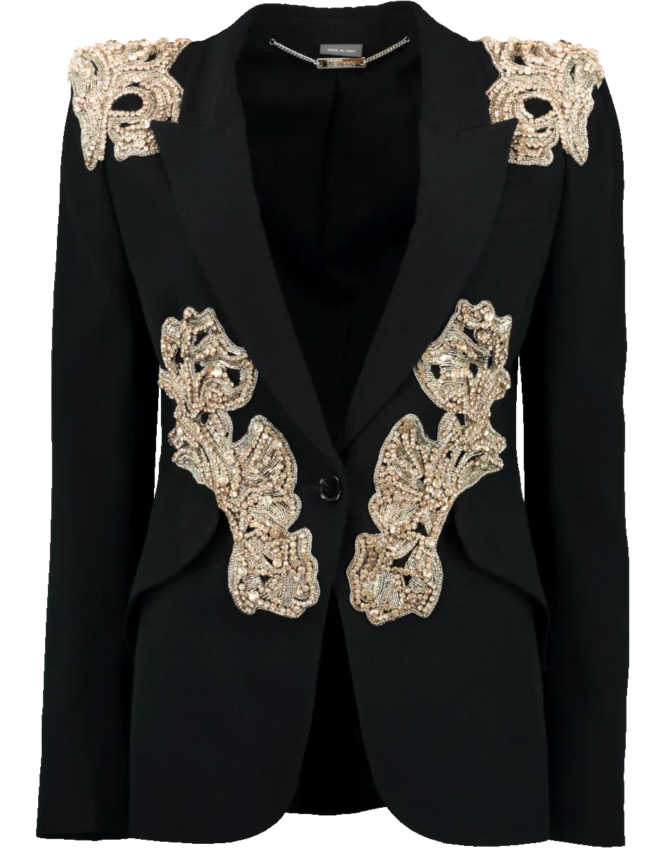 Beaded Cocktail Blazer