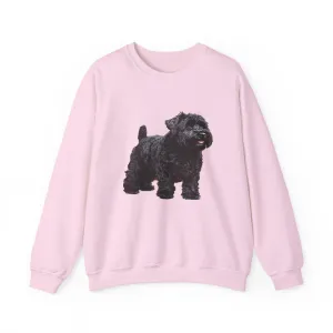 Black Russian Terrier Puppy - Unisex 50/50 Crewneck Sweatshirt