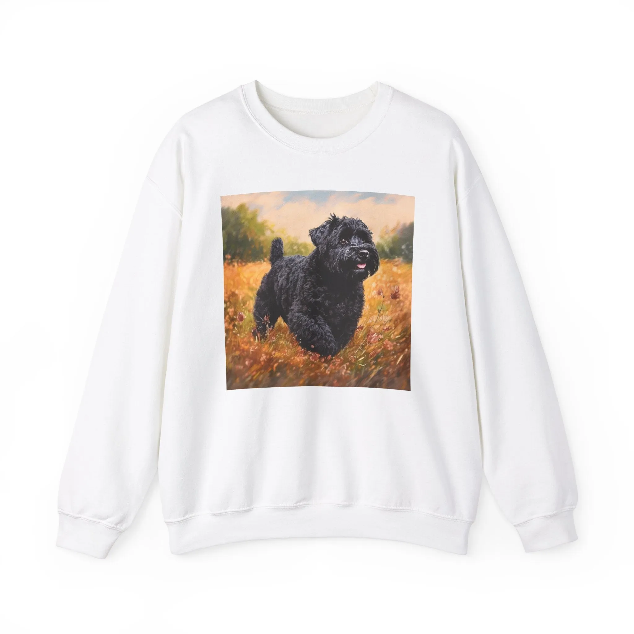 Black Russian Terrier Unisex 50/50 Crewneck Sweatshirt