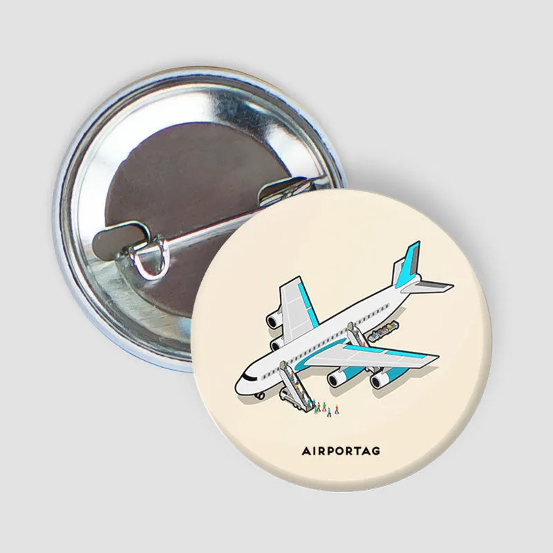 Boarding Plane Isometric - Button