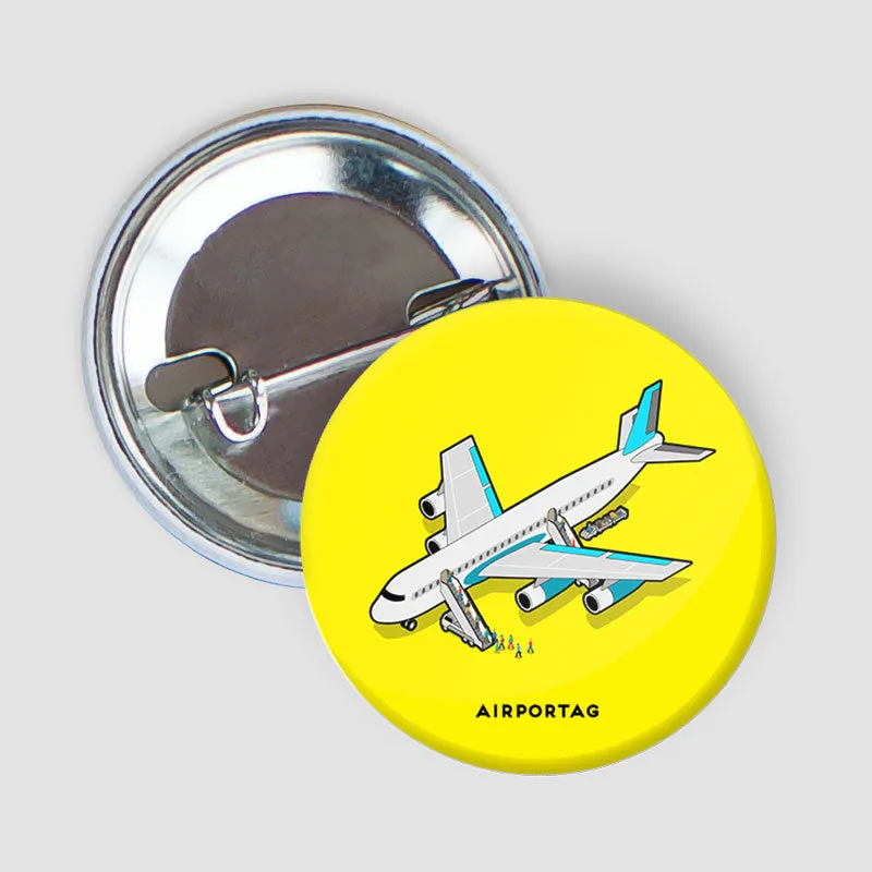 Boarding Plane Isometric - Button