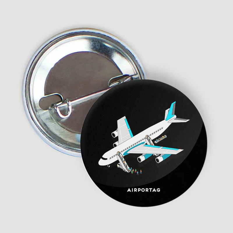 Boarding Plane Isometric - Button