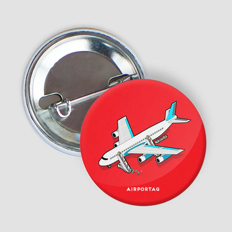 Boarding Plane Isometric - Button