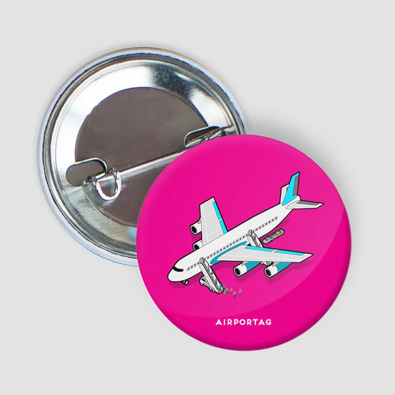 Boarding Plane Isometric - Button