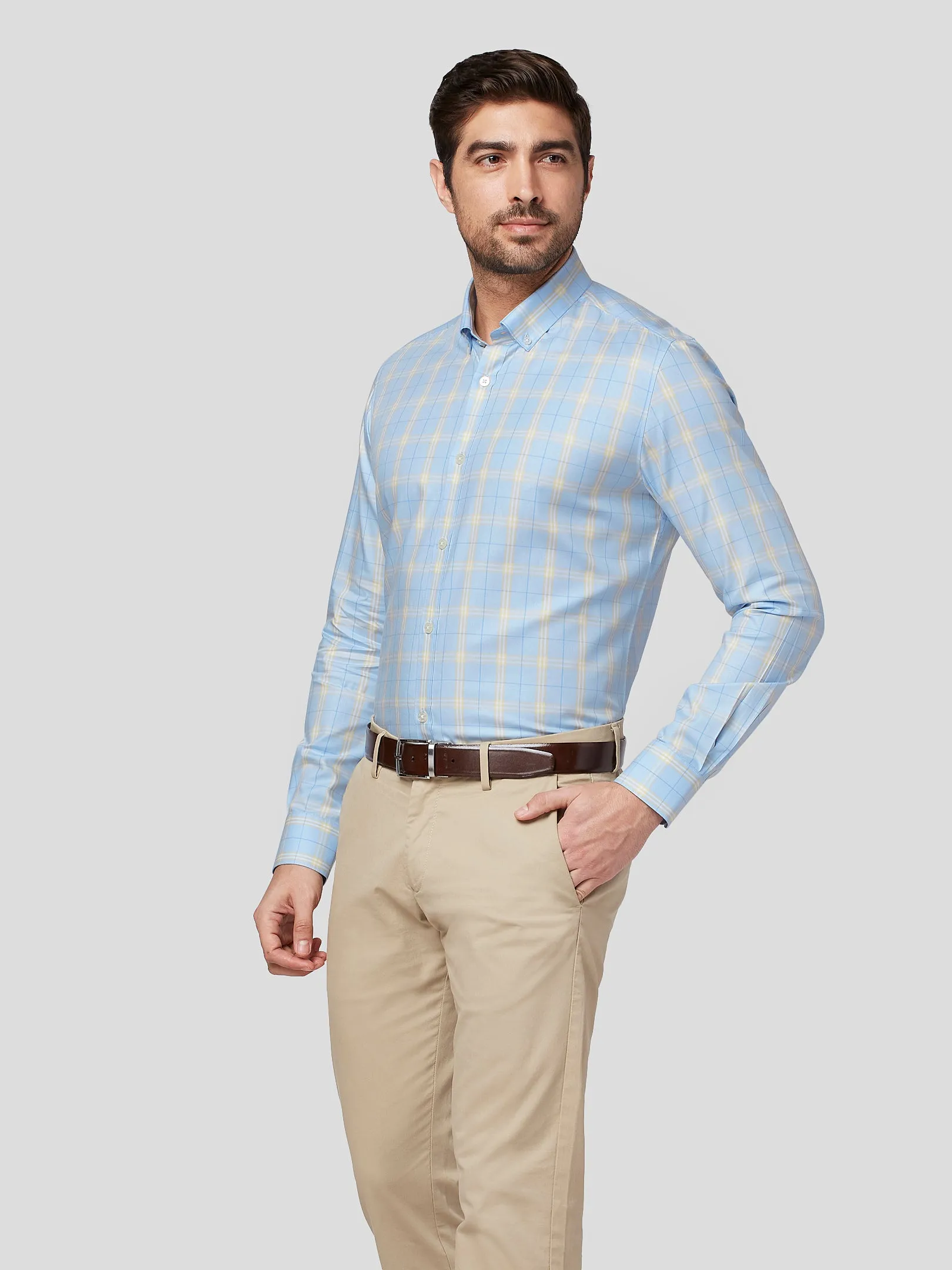 Brainiac Sporty Twill Check Shirt