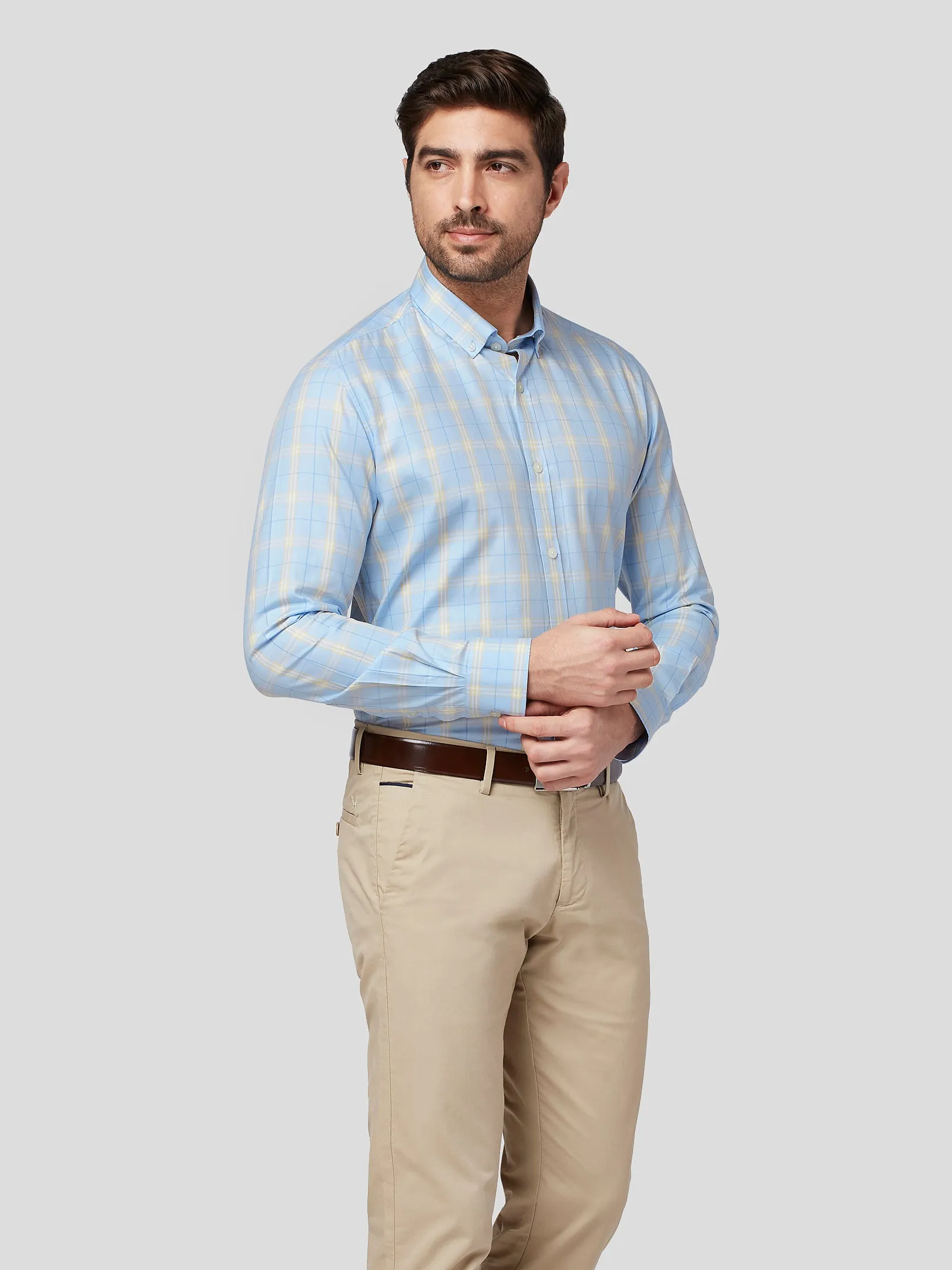 Brainiac Sporty Twill Check Shirt