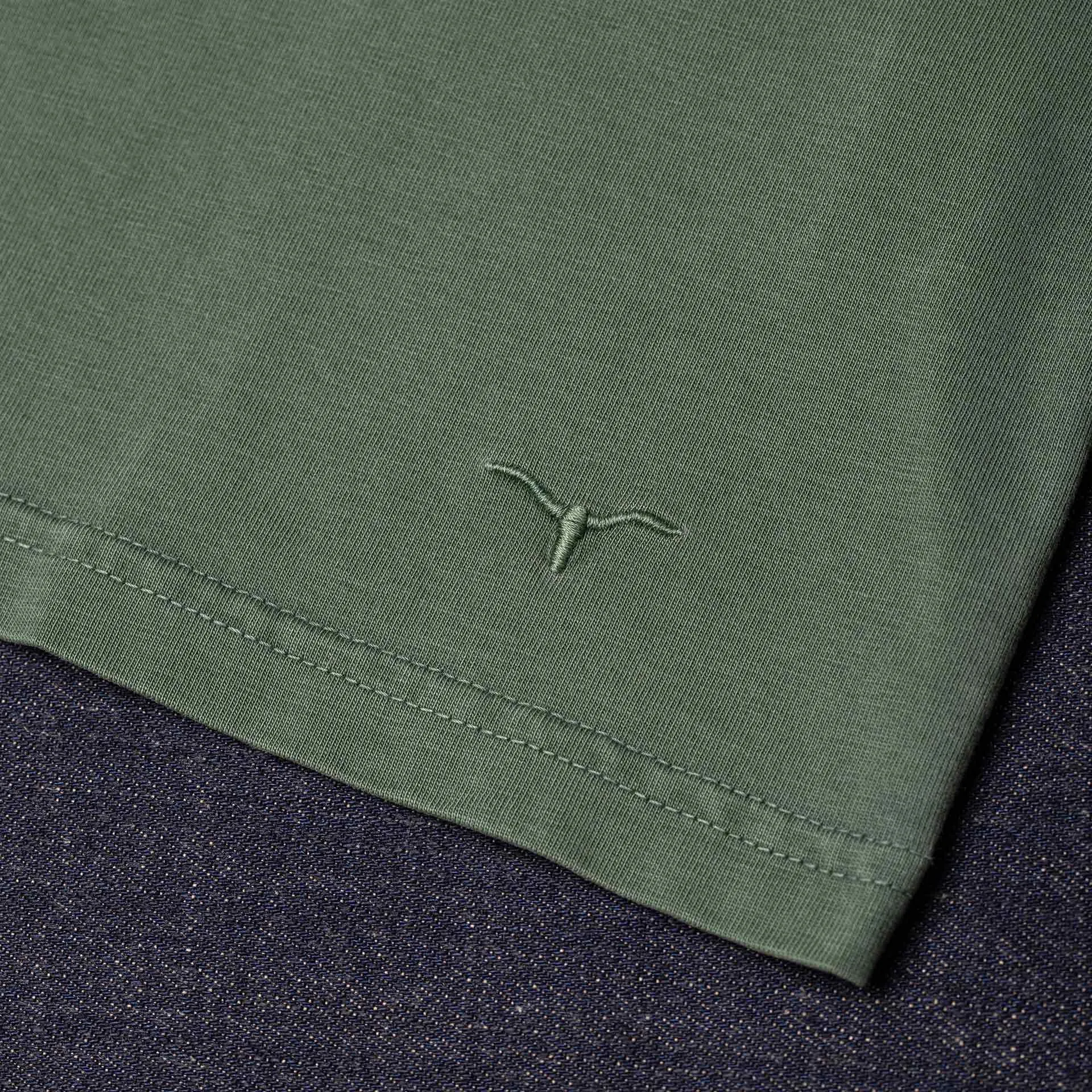 BT-08 CLASSIC TEE sage green compact jersey