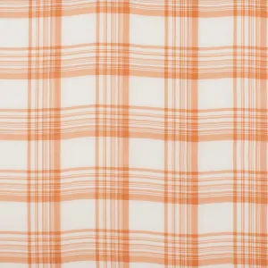 Crepe Chiffon - DAISY - Big Plaid - Brown