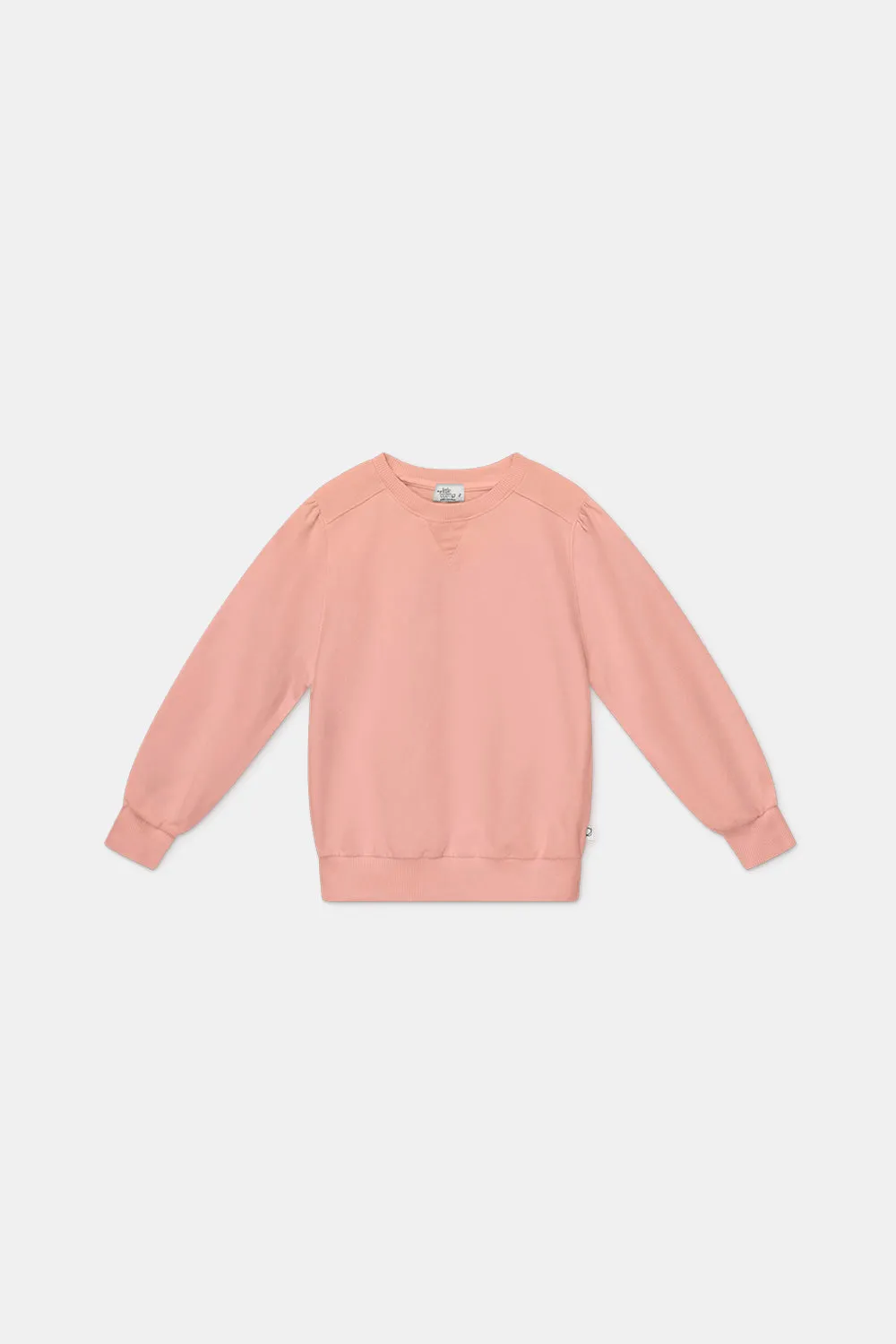 Fleece Puff Sleeves Sweatshirt