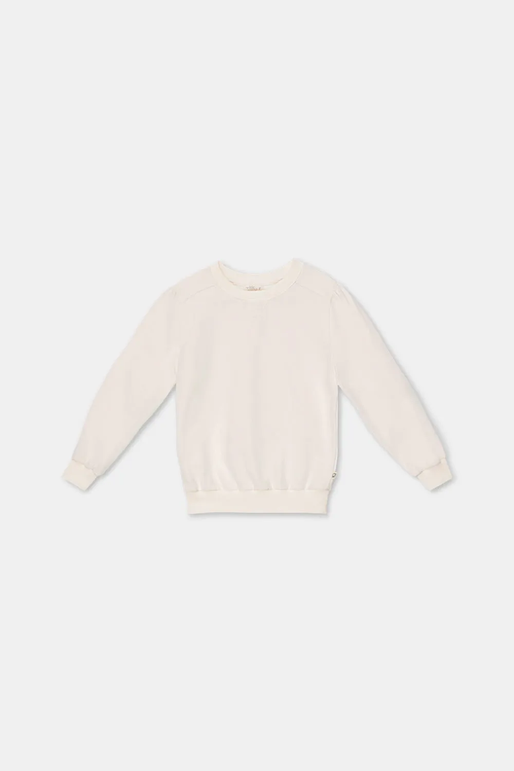 Fleece Puff Sleeves Sweatshirt
