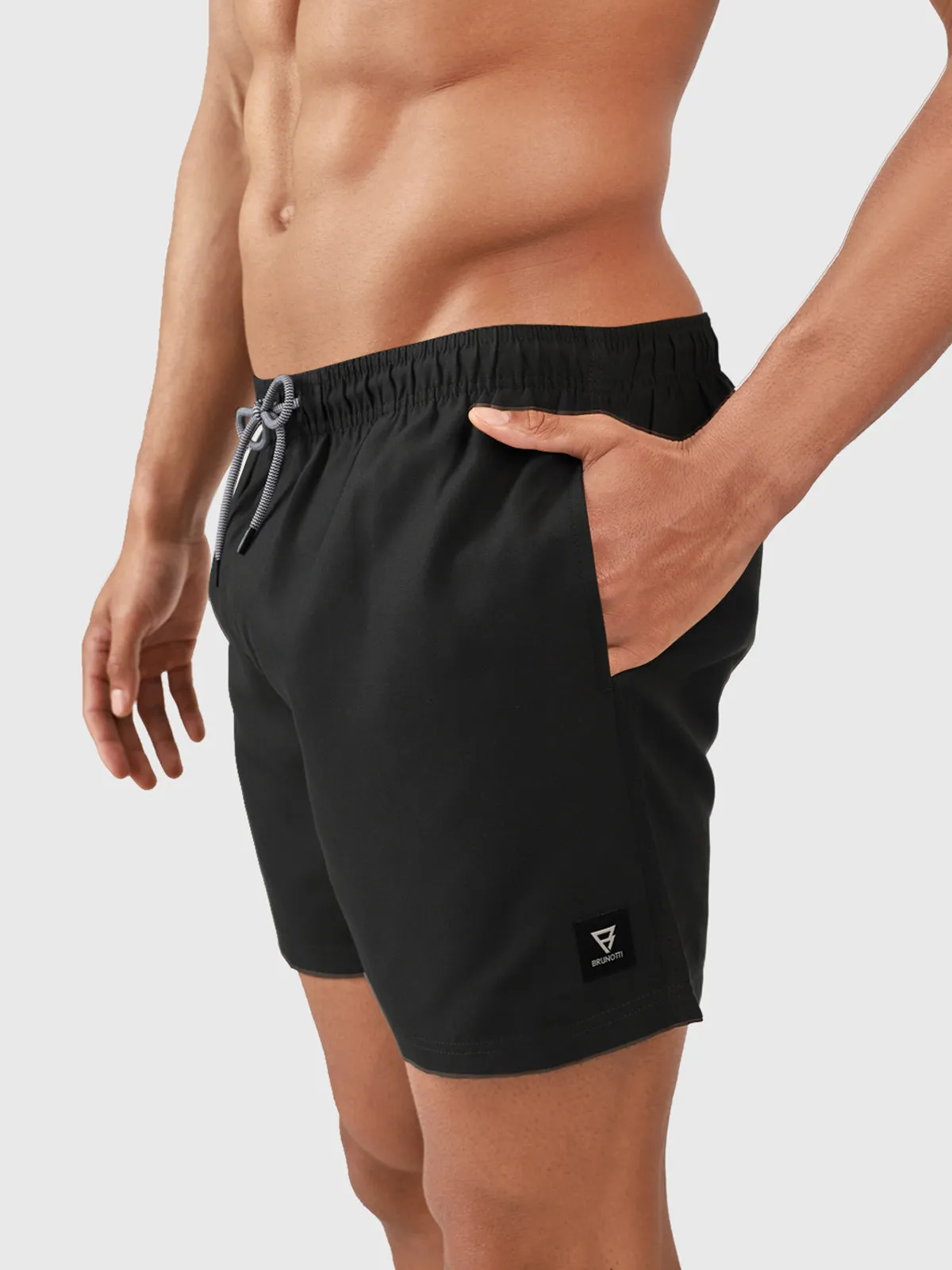 Hester Men Swimshort | Vintage Black