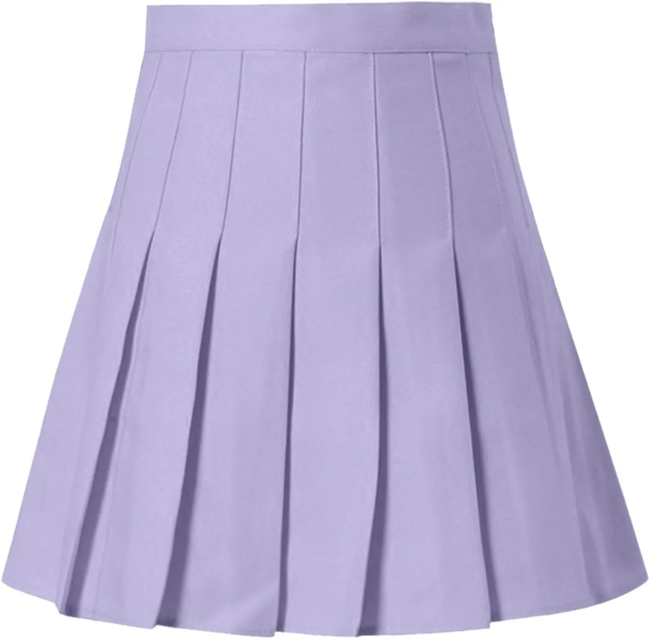 High Waisted Mini Skirts for Women Anti-Slip Lining A-Line Casual Skirt with Elastic Waist and Flowy Chiffon Fabric