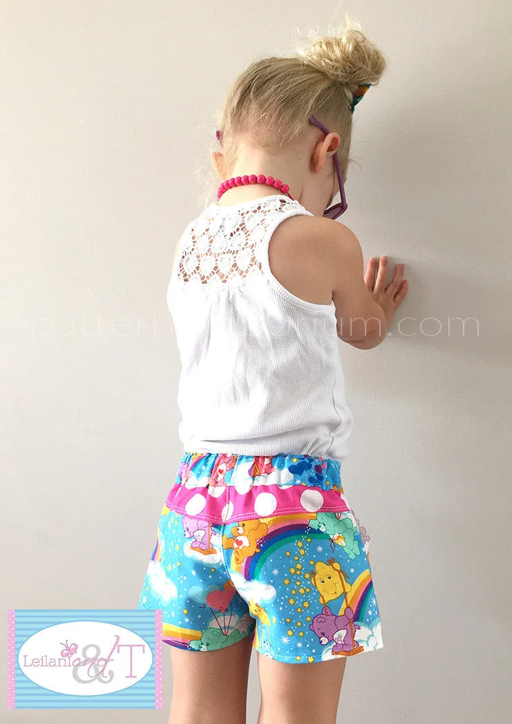 Honeybuns | Girls Shorts Sewing Pattern