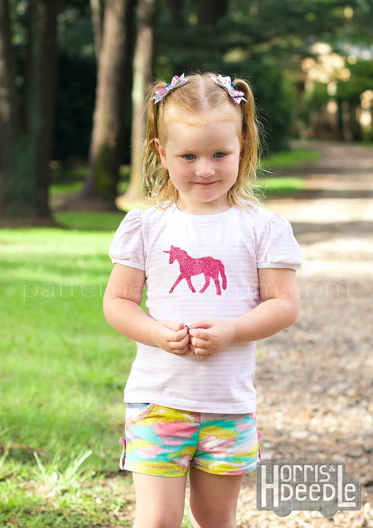 Honeybuns | Girls Shorts Sewing Pattern