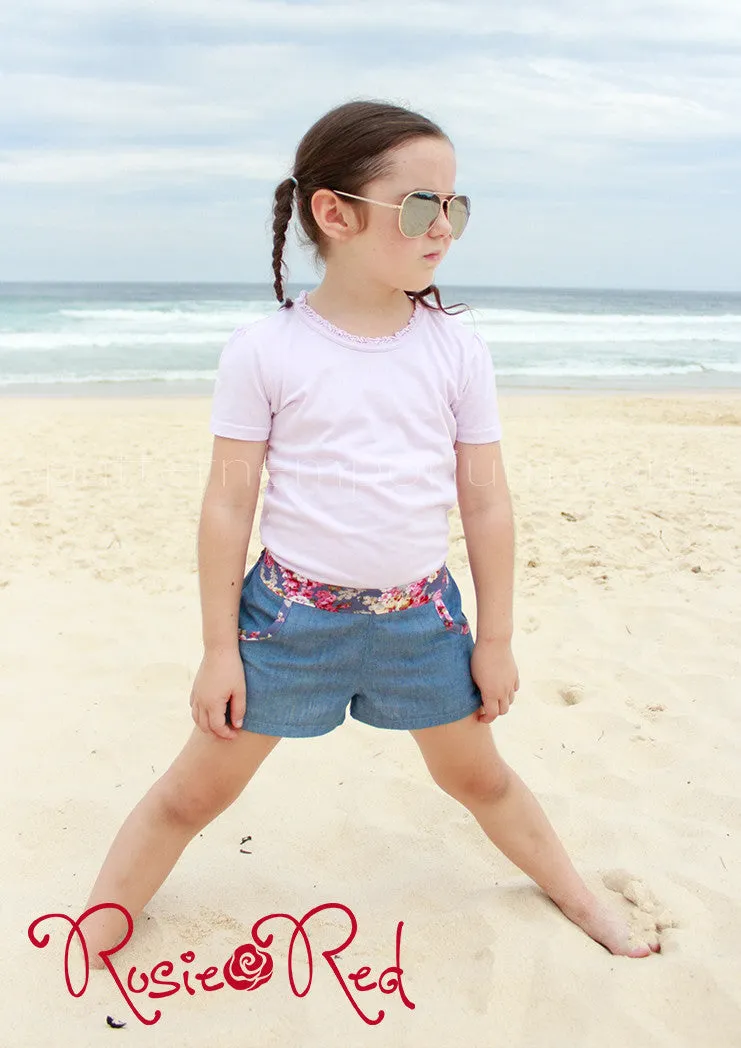 Honeybuns | Girls Shorts Sewing Pattern