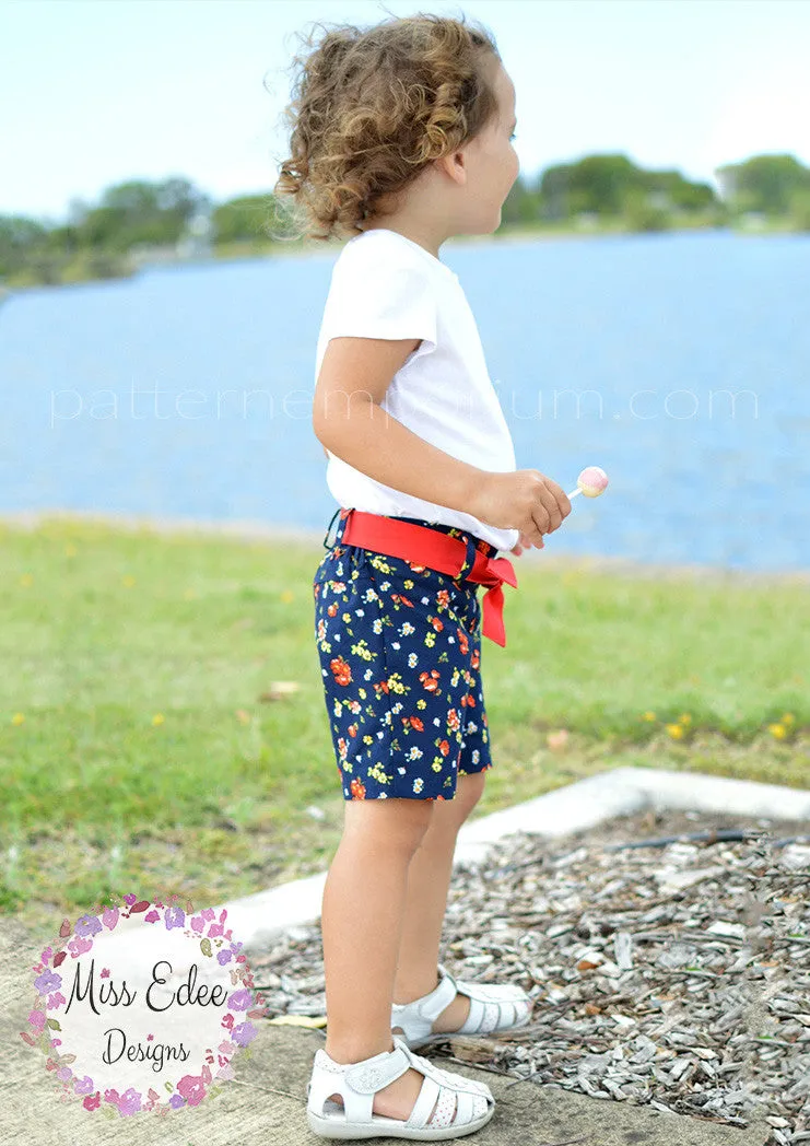 Honeybuns | Girls Shorts Sewing Pattern