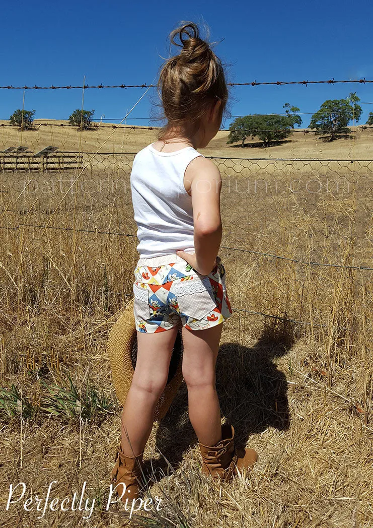 Honeybuns | Girls Shorts Sewing Pattern