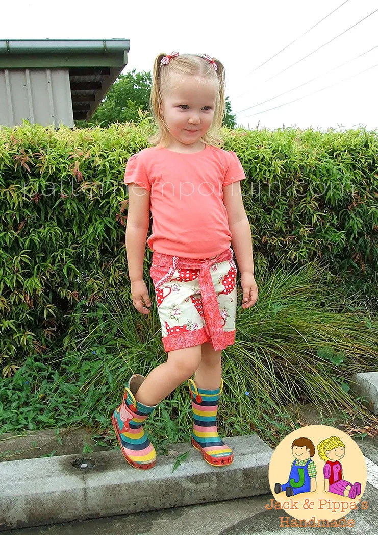 Honeybuns | Girls Shorts Sewing Pattern