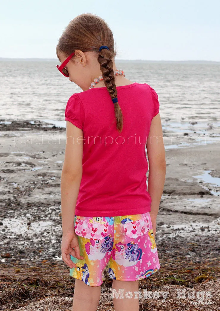 Honeybuns | Girls Shorts Sewing Pattern