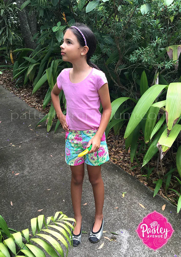 Honeybuns | Girls Shorts Sewing Pattern