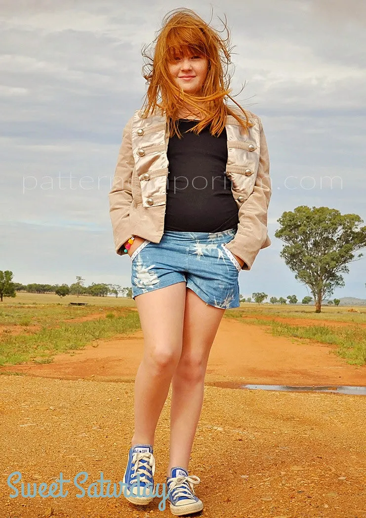 Honeybuns | Girls Shorts Sewing Pattern
