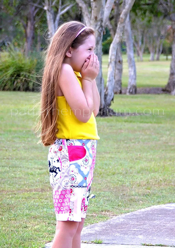 Honeybuns | Girls Shorts Sewing Pattern