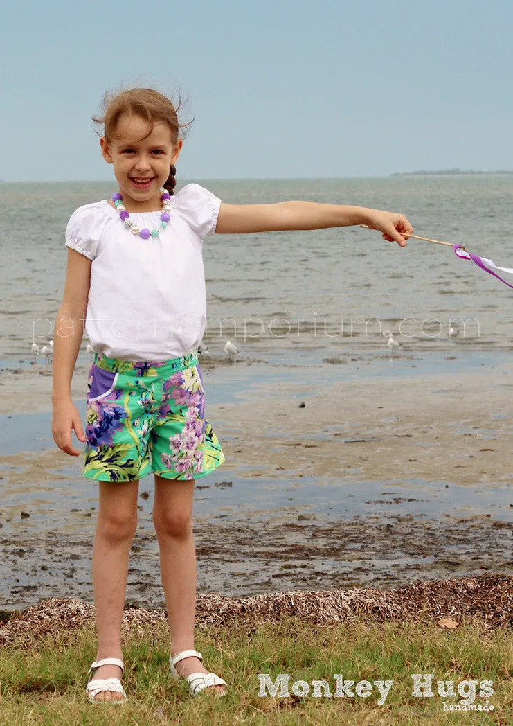 Honeybuns | Girls Shorts Sewing Pattern