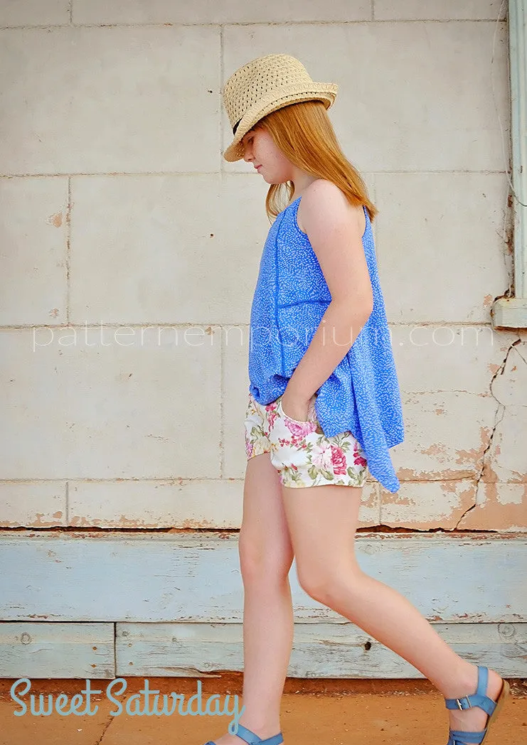 Honeybuns | Girls Shorts Sewing Pattern