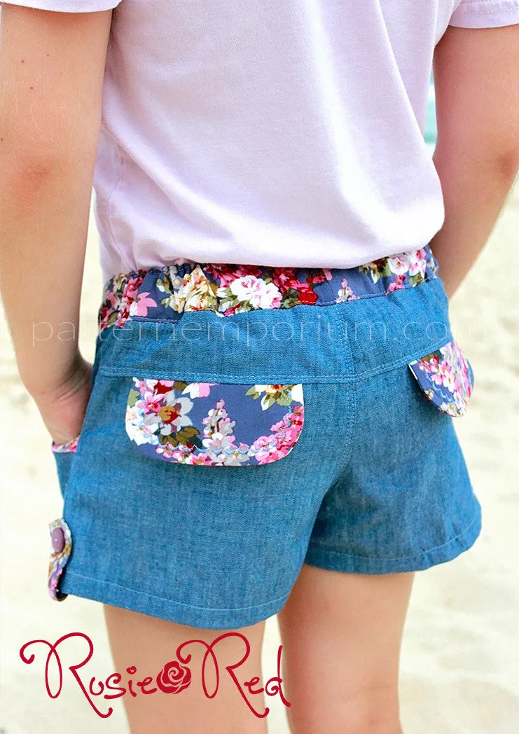 Honeybuns | Girls Shorts Sewing Pattern