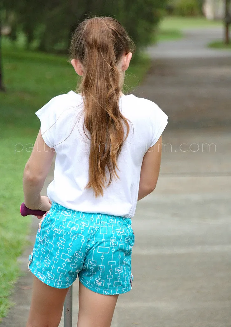 Honeybuns | Girls Shorts Sewing Pattern