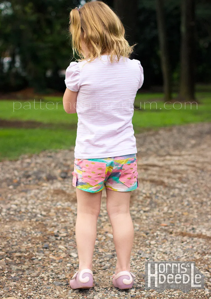 Honeybuns | Girls Shorts Sewing Pattern