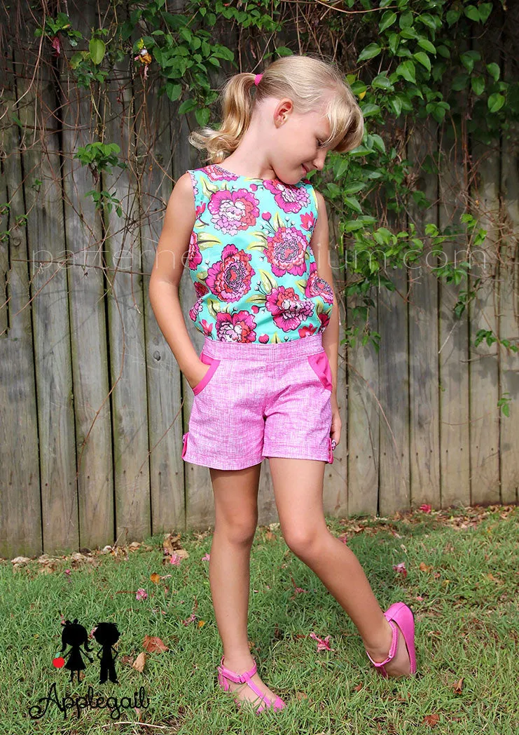 Honeybuns | Girls Shorts Sewing Pattern