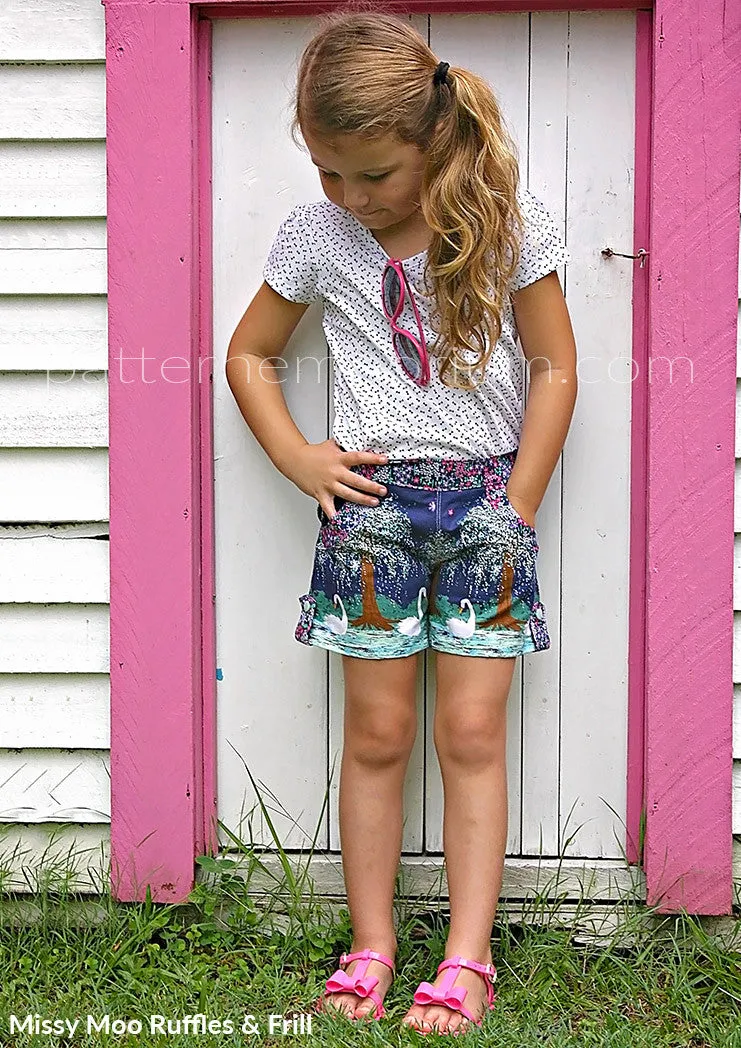 Honeybuns | Girls Shorts Sewing Pattern