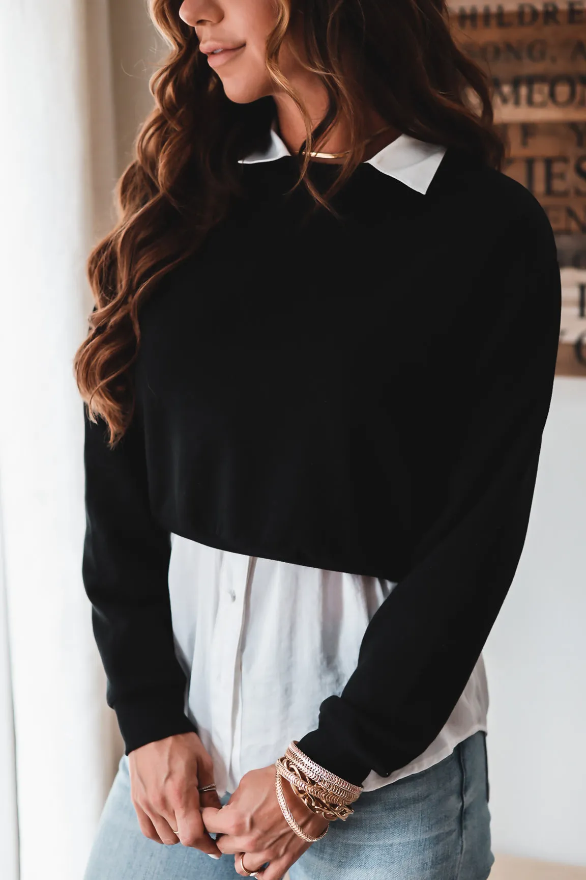 Katie Cropped Sweatshirt
