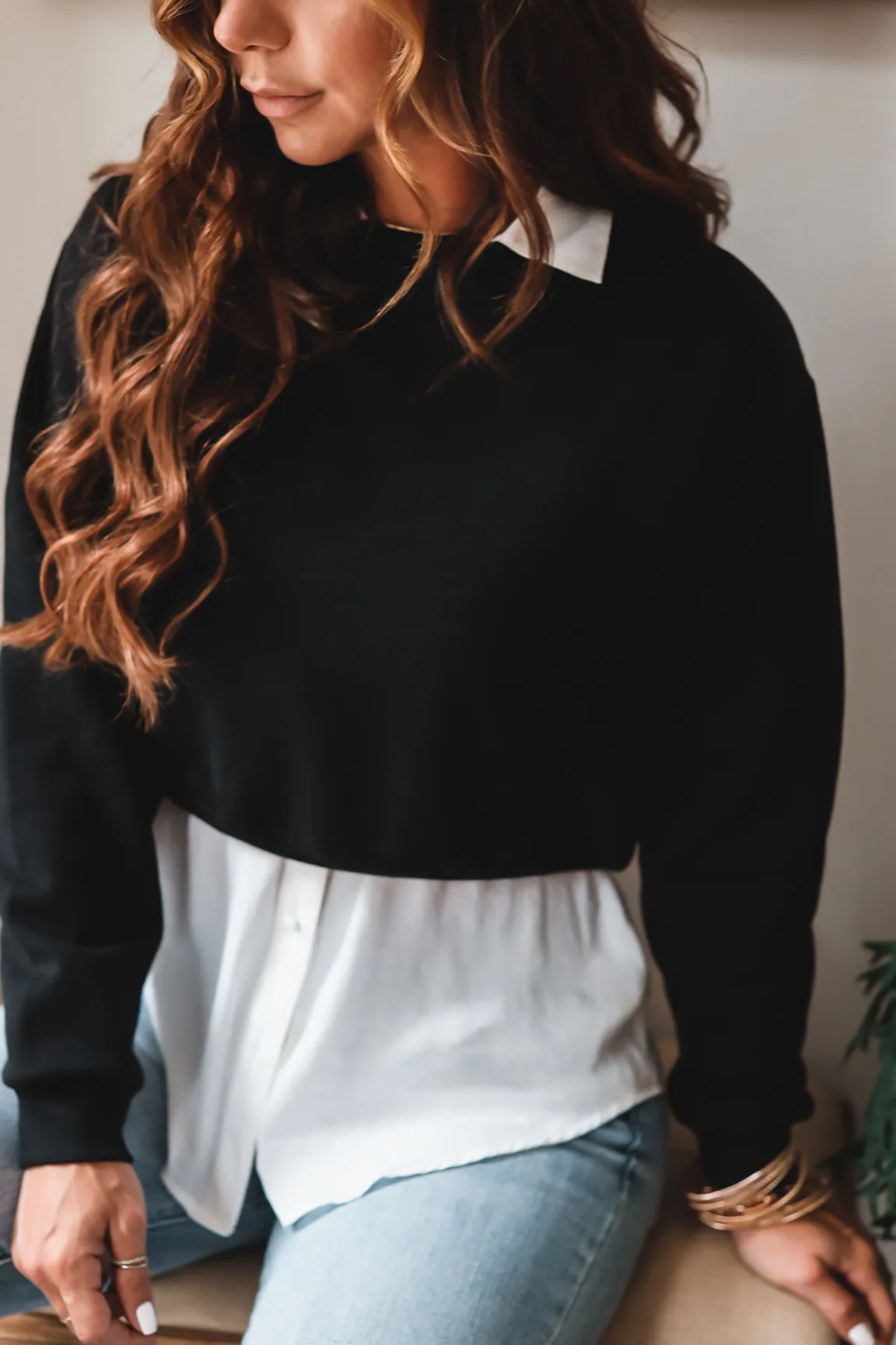 Katie Cropped Sweatshirt