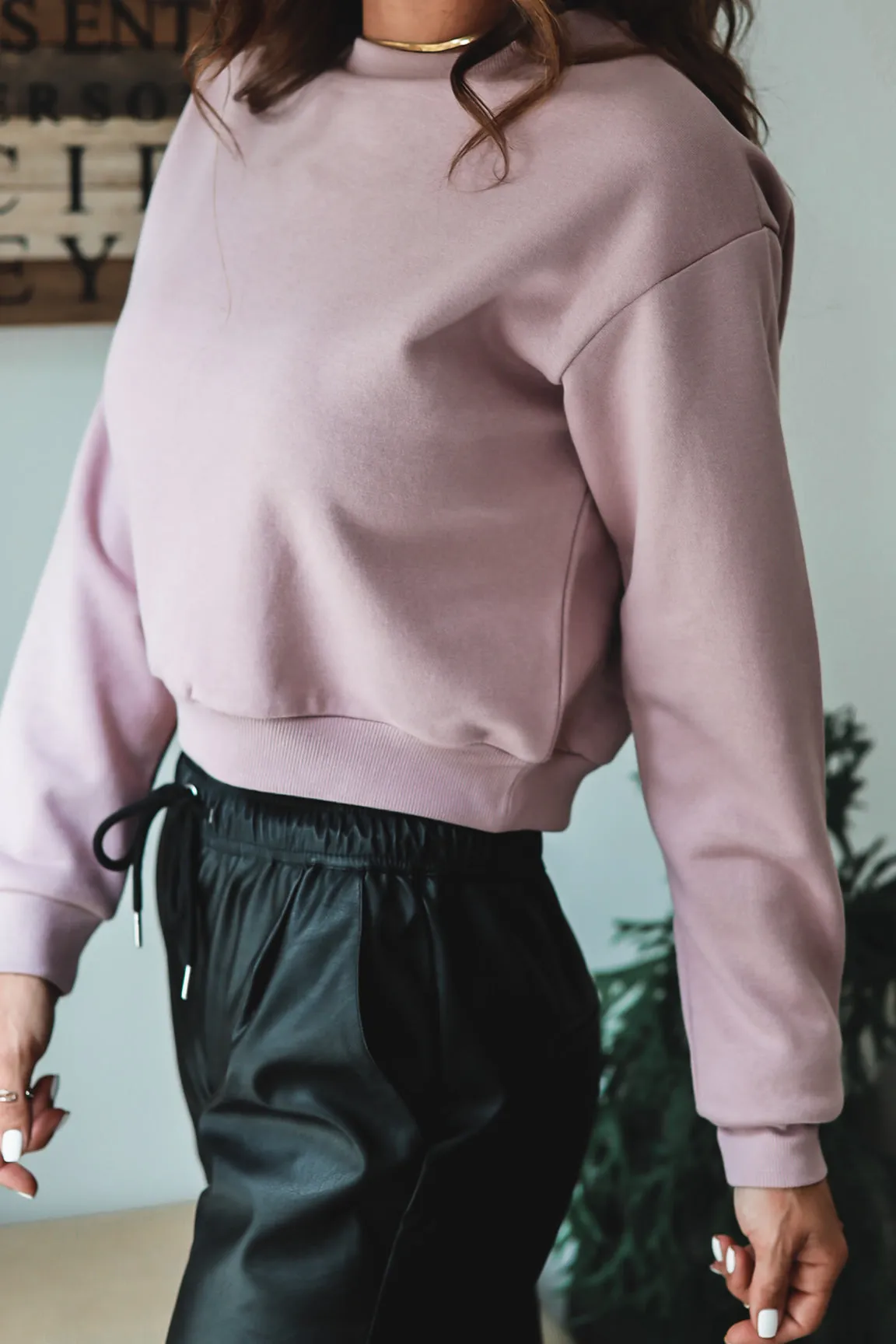 Katie Cropped Sweatshirt