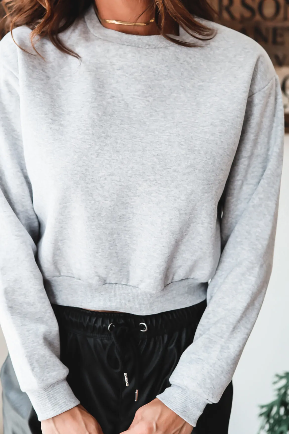 Katie Cropped Sweatshirt