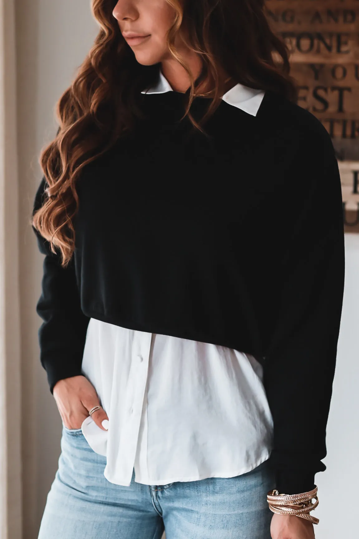 Katie Cropped Sweatshirt