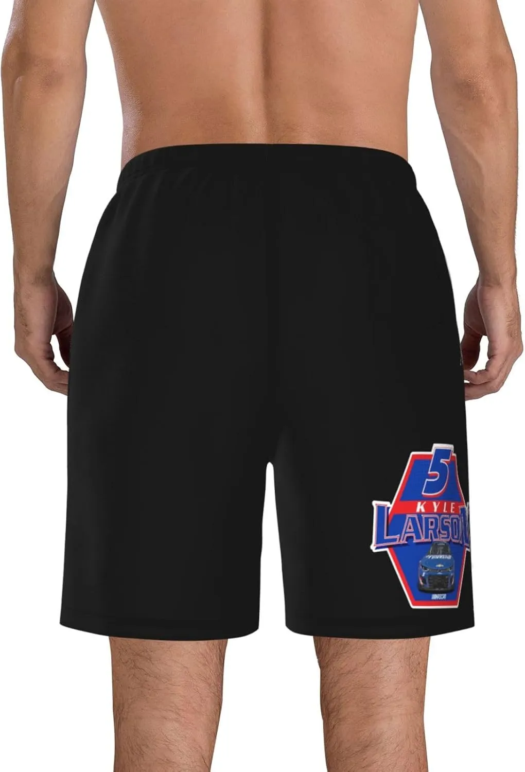 Kyle-Larson-Car-5 Men's Swim Trunks Board Shorts Outdoor Beach Surfing