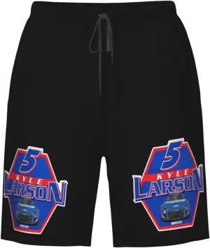 Kyle-Larson-Car-5 Men's Swim Trunks Board Shorts Outdoor Beach Surfing